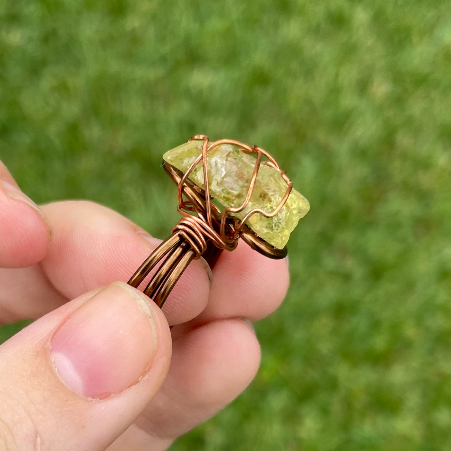 Green Apatite & Copper | Size 6