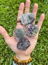 Load image into Gallery viewer, Rainbow Fluorite Medium Raw Chunks
