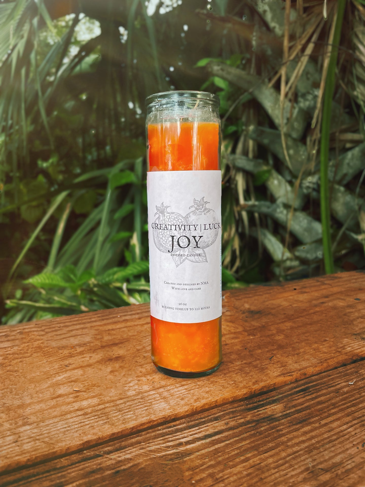 Orange 'Joy' 7 Day Candle