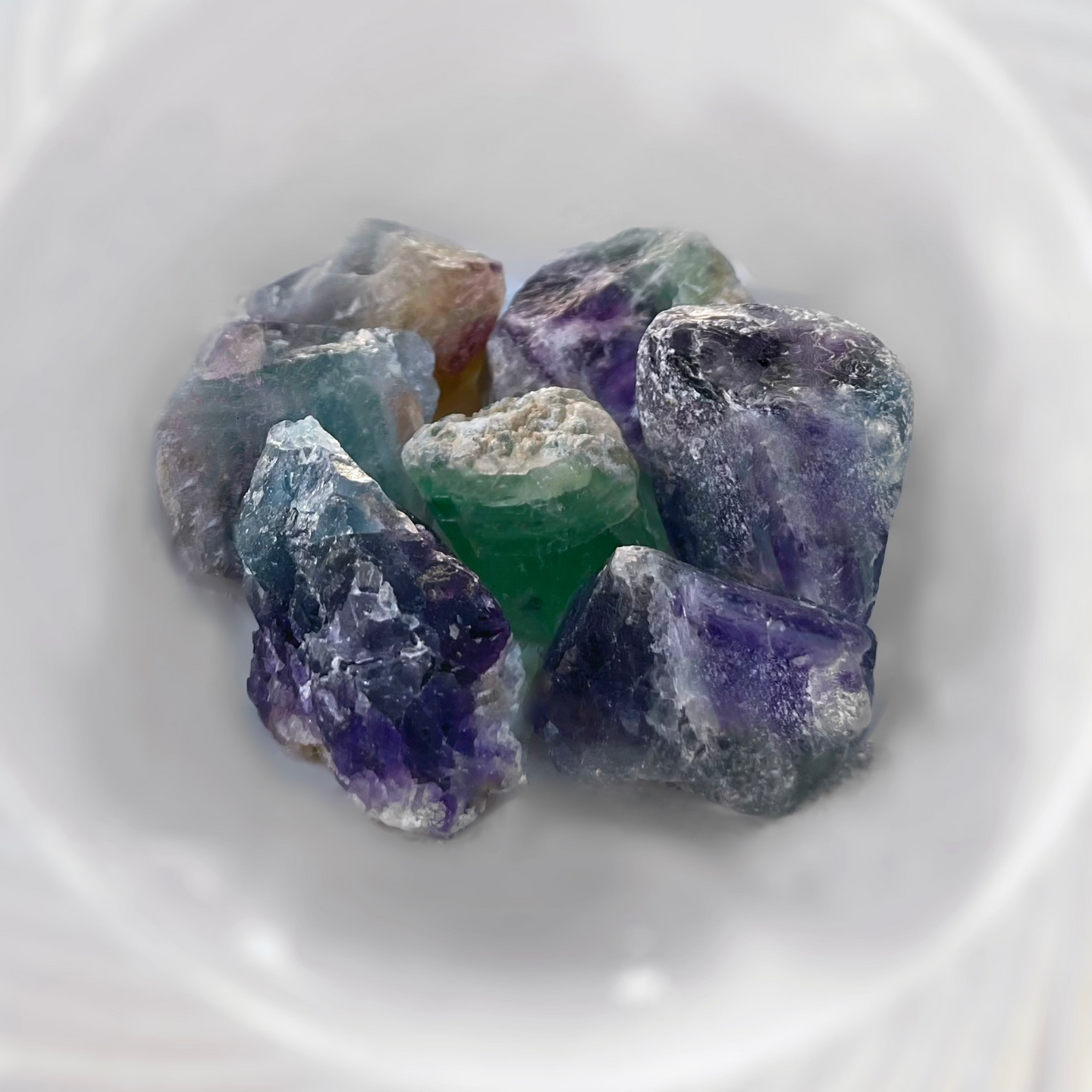 Rainbow Fluorite Medium Raw Chunks